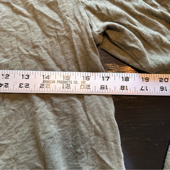 Lucky Brand Small Olive Green and White Embroidered Lightweight Button Down - Picture 3 of 11